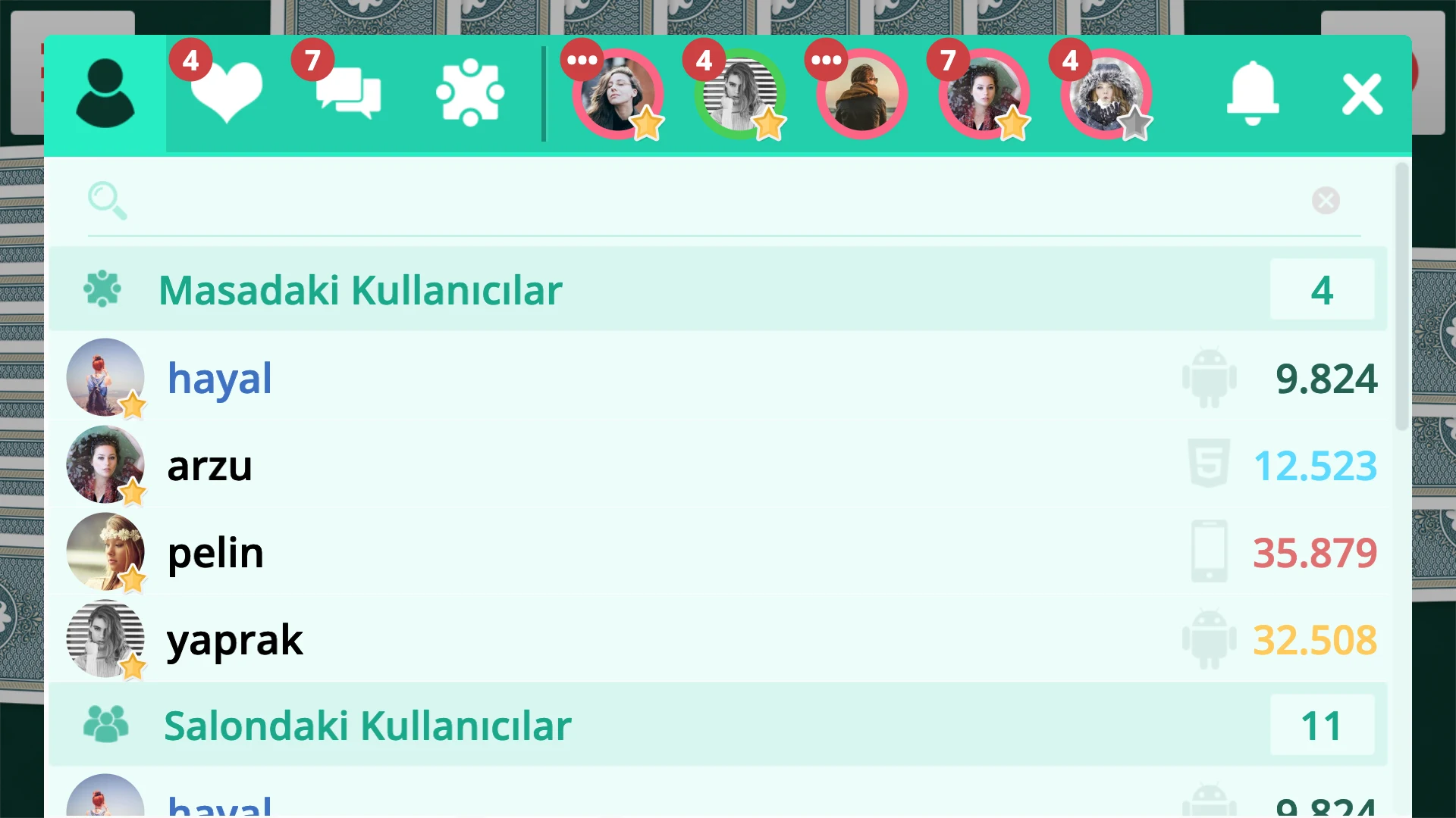 Pis Yedili Online screenshot